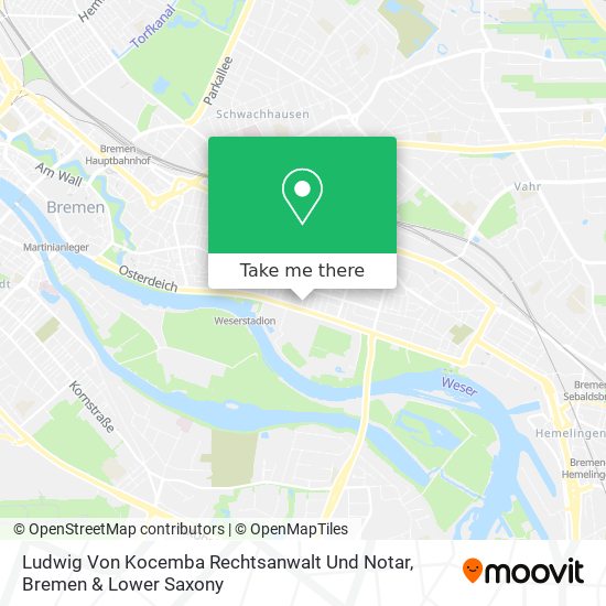 Ludwig Von Kocemba Rechtsanwalt Und Notar map