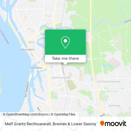 Melf Grantz Rechtsanwalt map