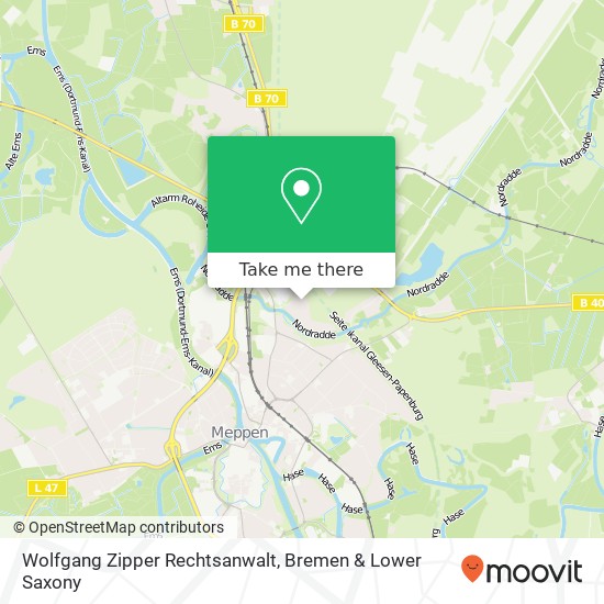 Wolfgang Zipper Rechtsanwalt map