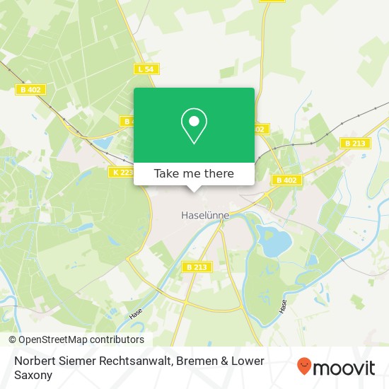 Norbert Siemer Rechtsanwalt map