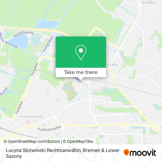 Lucyna Slotwinski Rechtsanwältin map