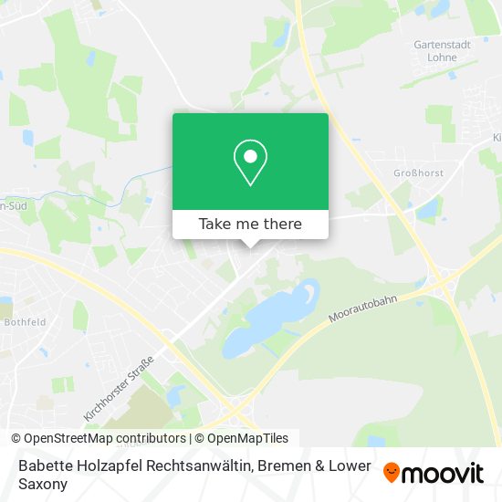 Babette Holzapfel Rechtsanwältin map