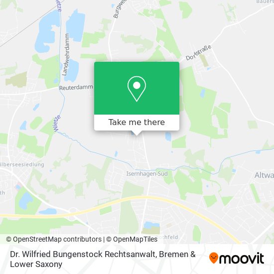 Dr. Wilfried Bungenstock Rechtsanwalt map
