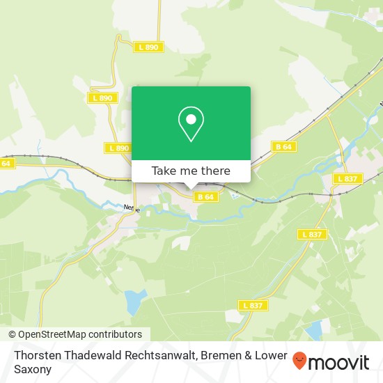 Thorsten Thadewald Rechtsanwalt map