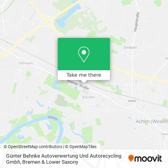 Günter Behnke Autoverwertung Und Autorecycling Gmbh map