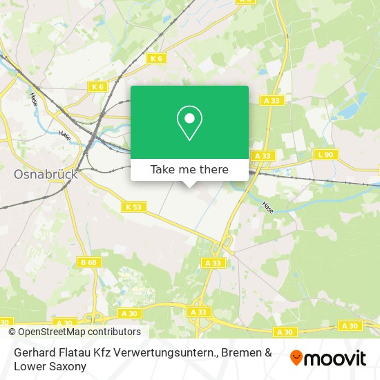 Карта Gerhard Flatau Kfz Verwertungsuntern.