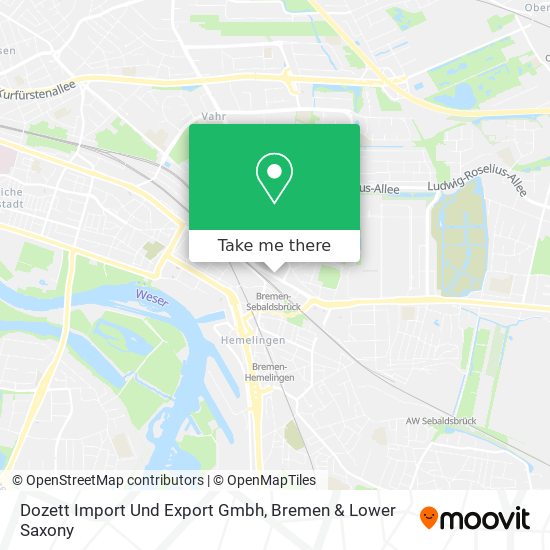 Карта Dozett Import Und Export Gmbh