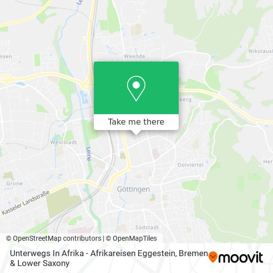 Unterwegs In Afrika - Afrikareisen Eggestein map