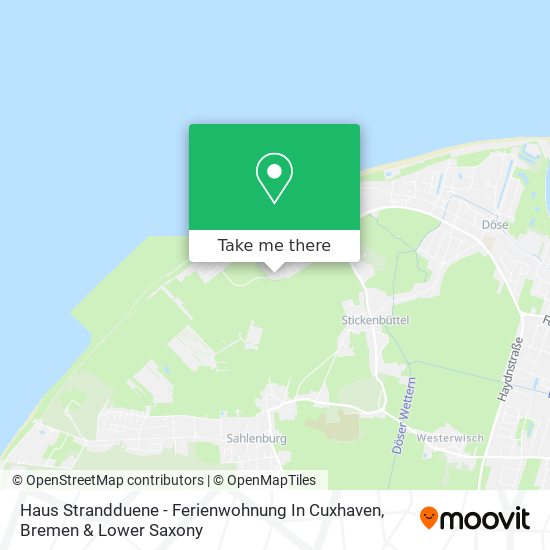Haus Strandduene - Ferienwohnung In Cuxhaven map