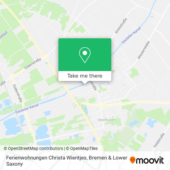 Ferienwohnungen Christa Wientjes map