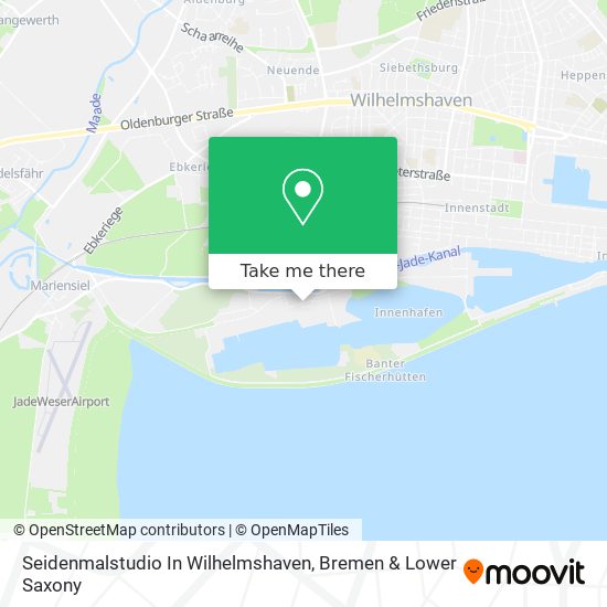 Seidenmalstudio In Wilhelmshaven map