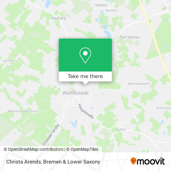 Christa Arends map