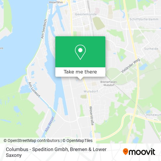 Columbus - Spedition Gmbh map