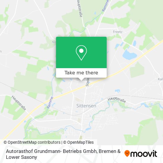 Autorasthof Grundmann- Betriebs Gmbh map