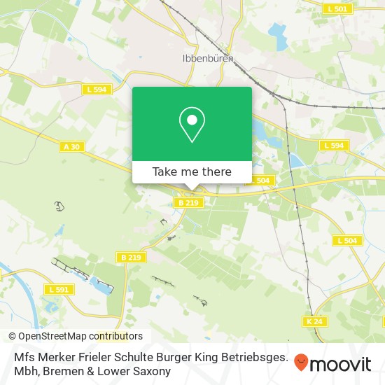 Mfs Merker Frieler Schulte Burger King Betriebsges. Mbh map