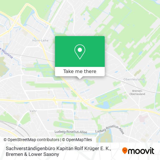 Карта Sachverständigenbüro Kapitän Rolf Krüger E. K.