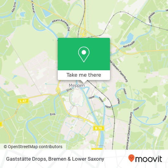 Gaststätte Drops map