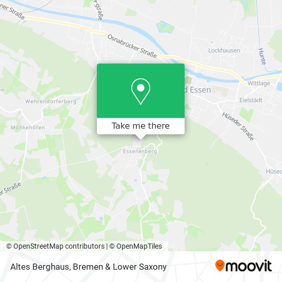 Altes Berghaus map