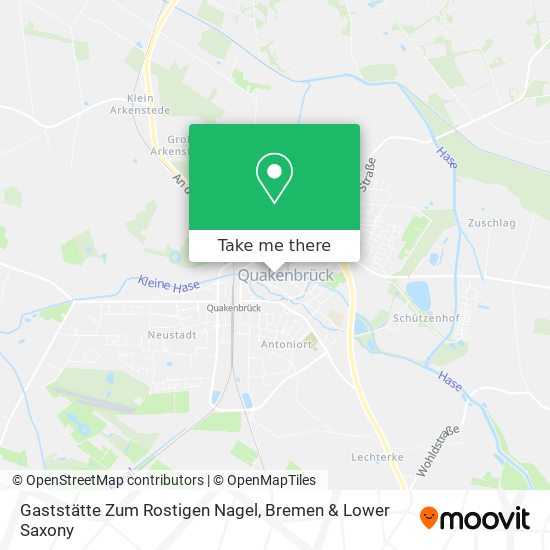 Gaststätte Zum Rostigen Nagel map