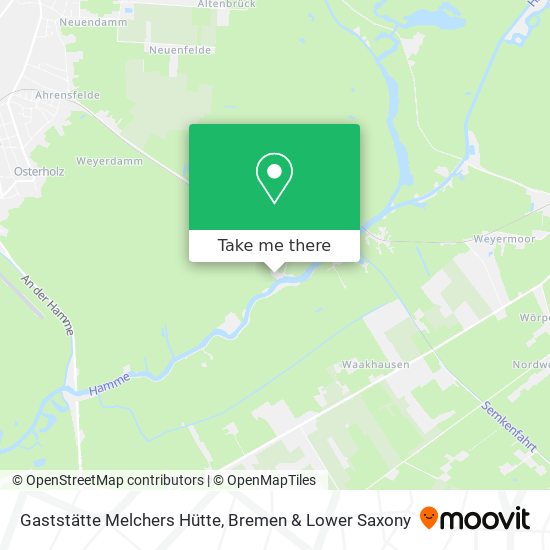 Gaststätte Melchers Hütte map