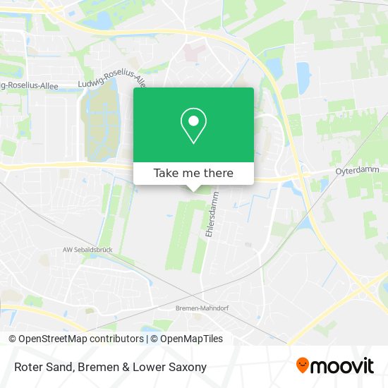 Roter Sand map