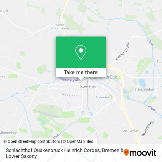 Schlachthof Quakenbrück Heinrich Cordes map