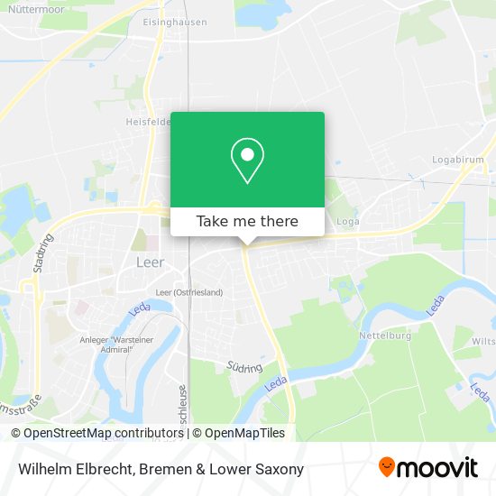 Wilhelm Elbrecht map