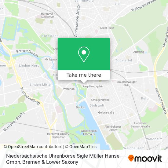 Niedersächsische Uhrenbörse Sigle Müller Hansel Gmbh map