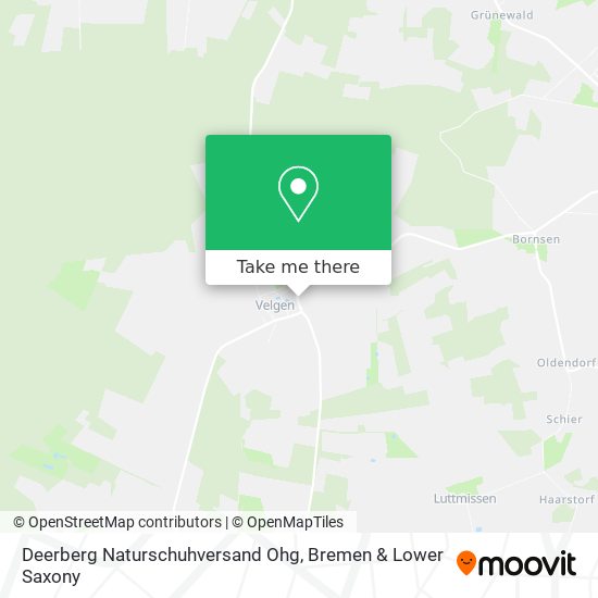 Deerberg Naturschuhversand Ohg map