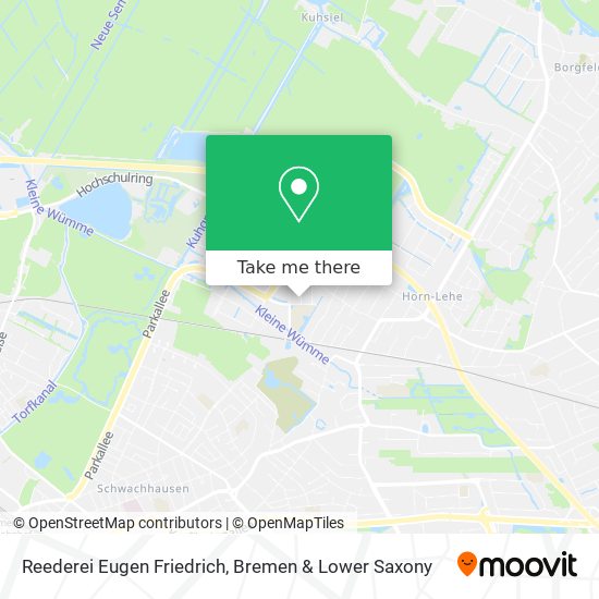 Reederei Eugen Friedrich map