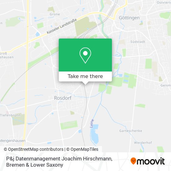 P&j Datenmanagement Joachim Hirschmann map