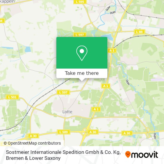Sostmeier Internationale Spedition Gmbh & Co. Kg map