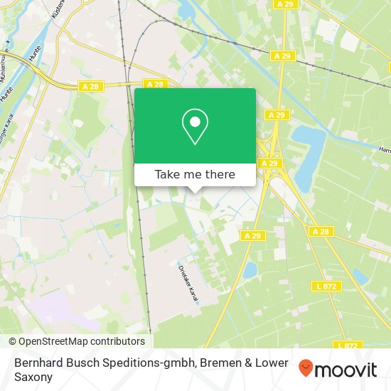 Bernhard Busch Speditions-gmbh map