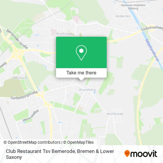 Club Restaurant Tsv Bemerode map
