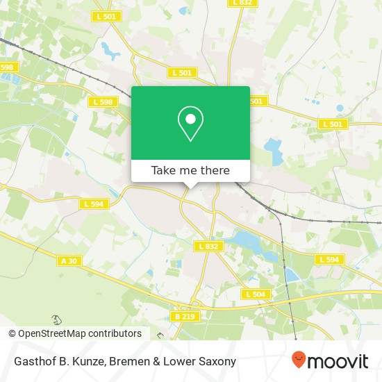 Карта Gasthof B. Kunze