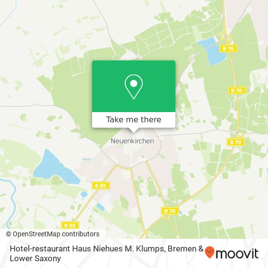 Карта Hotel-restaurant Haus Niehues M. Klumps