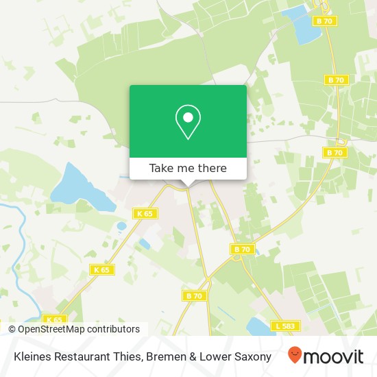 Карта Kleines Restaurant Thies