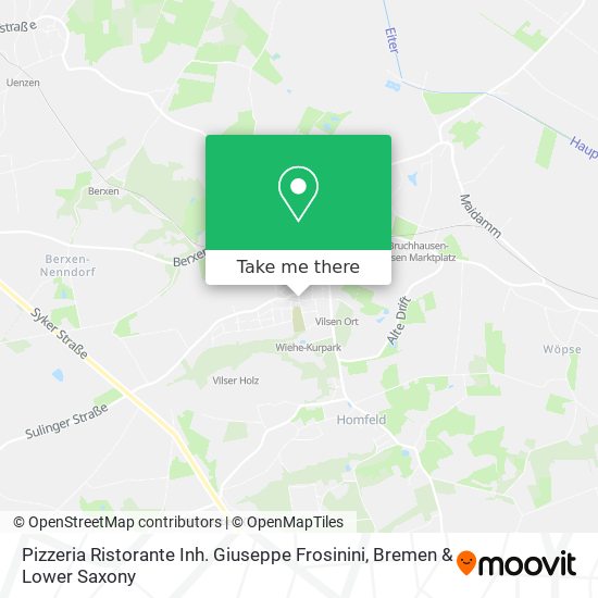 Pizzeria Ristorante Inh. Giuseppe Frosinini map