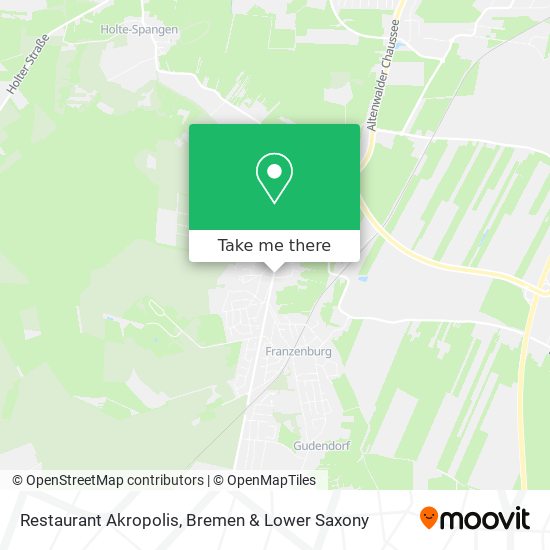 Restaurant Akropolis map