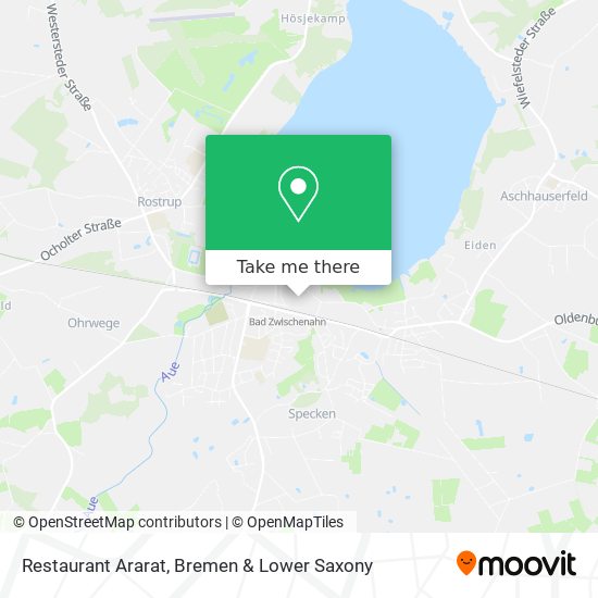 Restaurant Ararat map