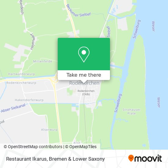 Restaurant Ikarus map