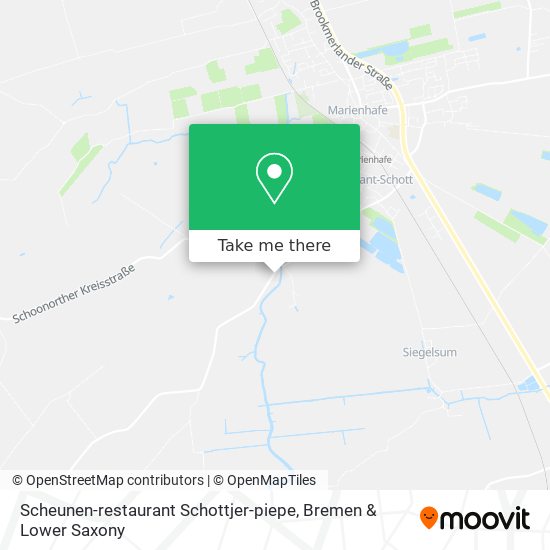 Scheunen-restaurant Schottjer-piepe map