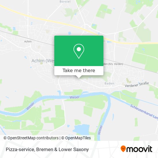 Pizza-service map