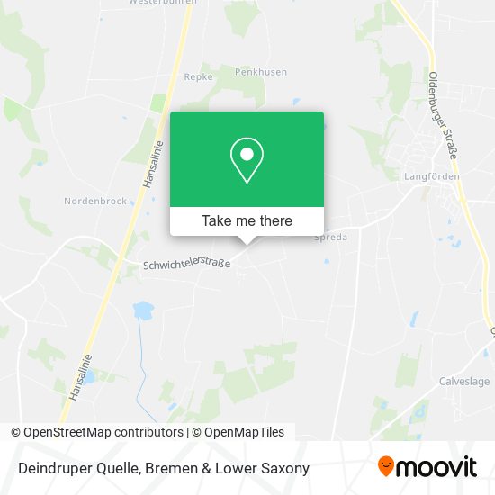 Deindruper Quelle map