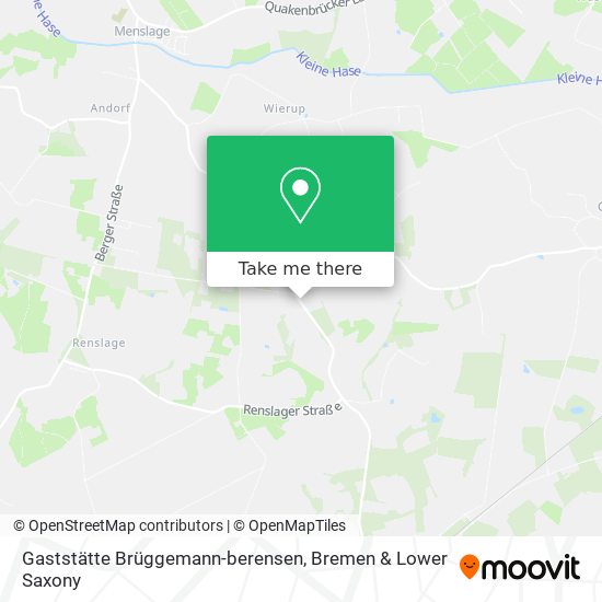 Gaststätte Brüggemann-berensen map