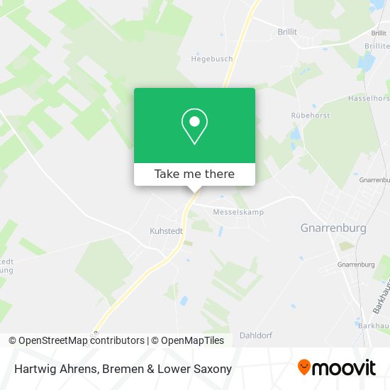 Hartwig Ahrens map