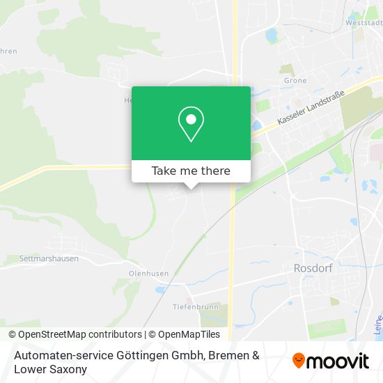 Automaten-service Göttingen Gmbh map
