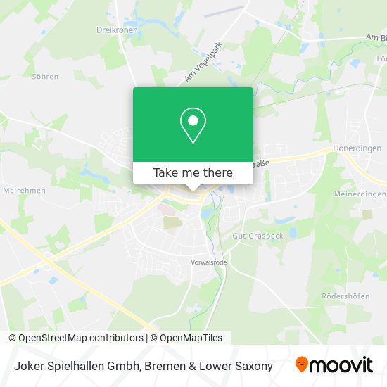 Joker Spielhallen Gmbh map