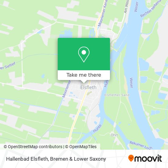 Hallenbad Elsfleth map