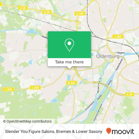 Slender You Figure Salons map